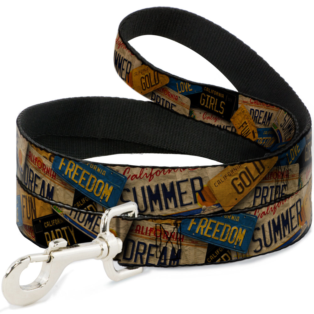 Seatbelt Dog Leash – Cali License Plates Vintage