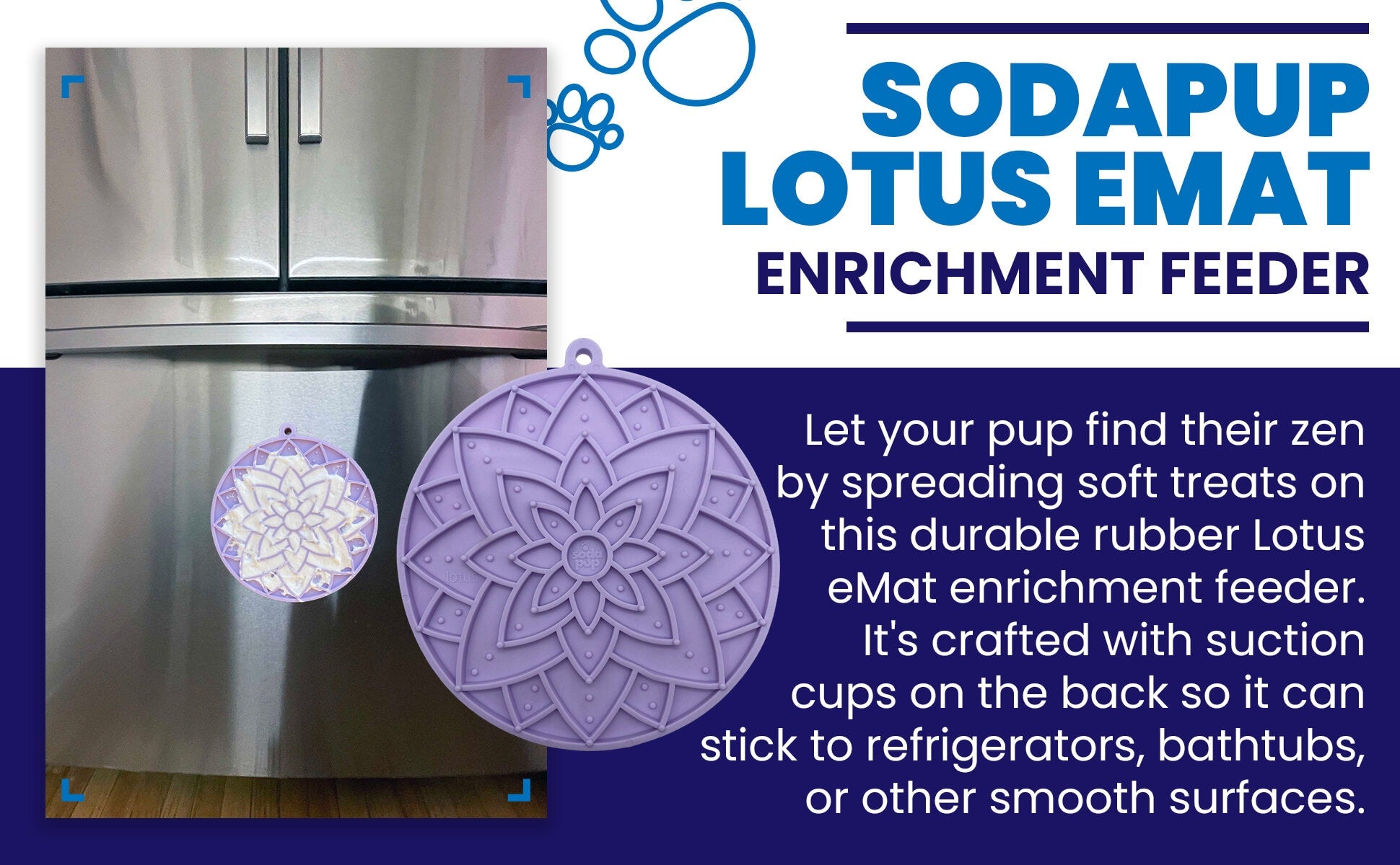 SodaPup Lotus Design Emat – Multiple Colors