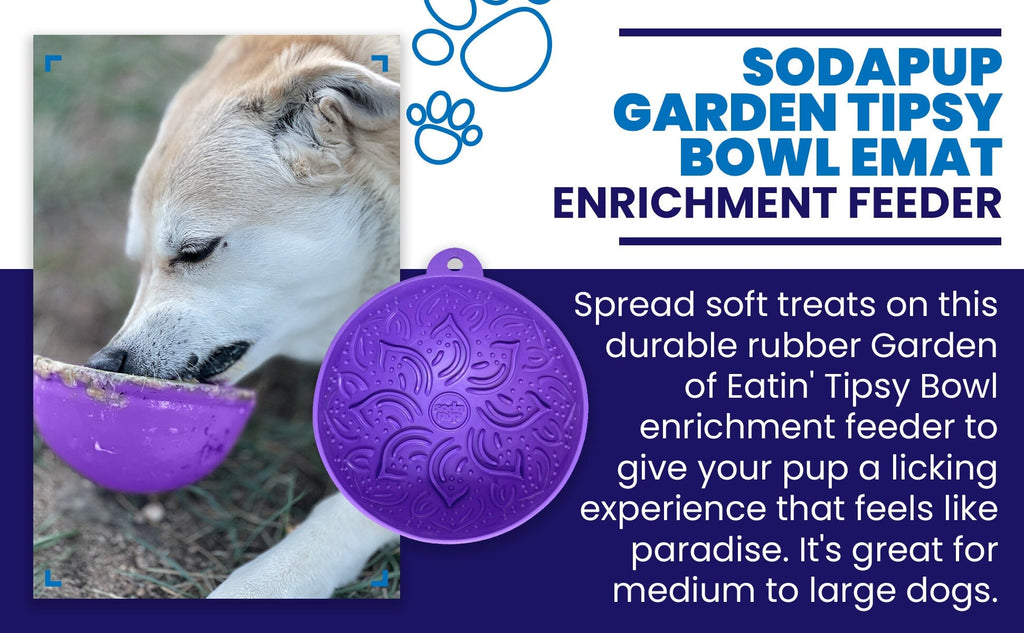 SodaPup Garden of Eatin Tipsy Bowl Emat – Multiple Colors