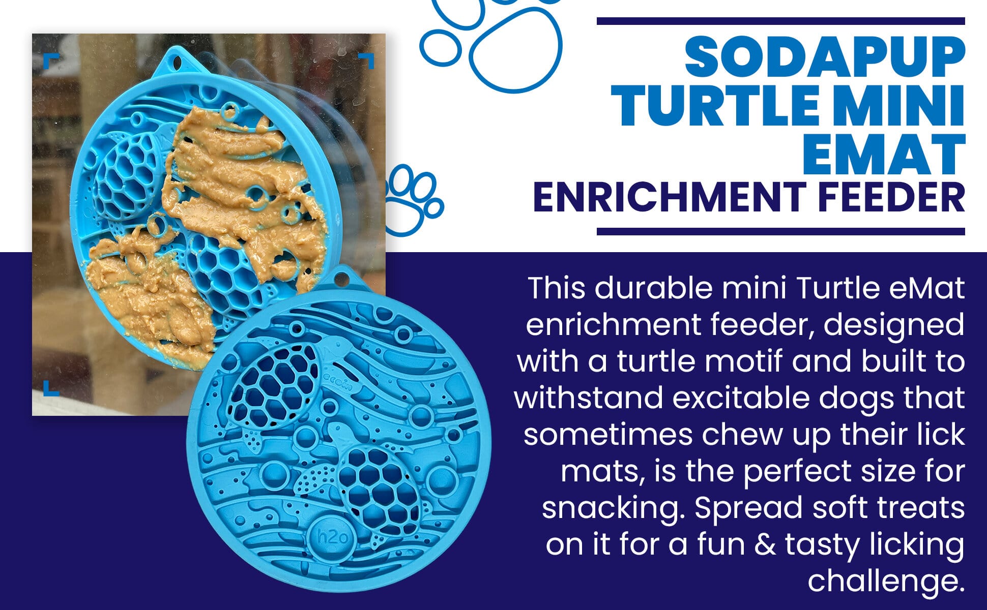 SodaPup Turtle Emat – Blue