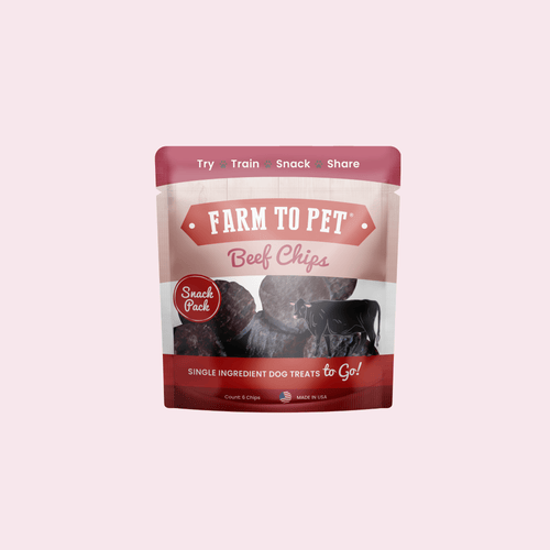 Beef Treat Chip Snack Packs – Training and Travel