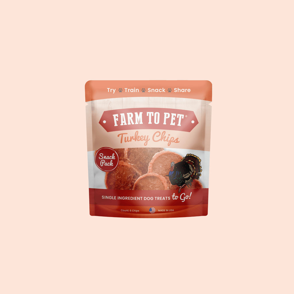 Farm to Pet Turkey Chips Snack Pack Bundles