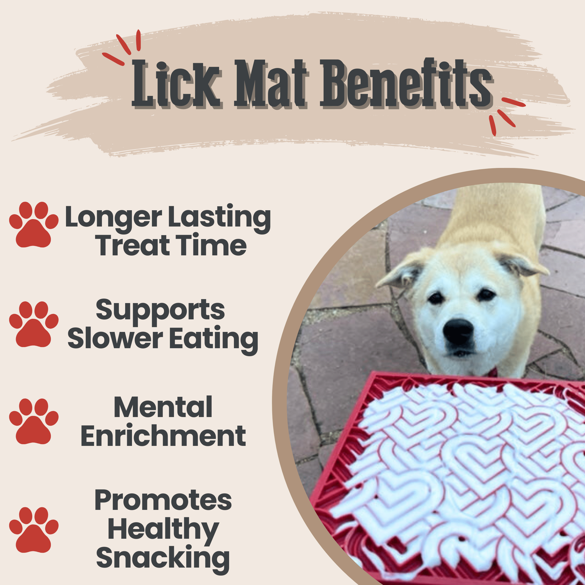 Farm to Pet Cat & Dog Lick Mats - Multiple Colors