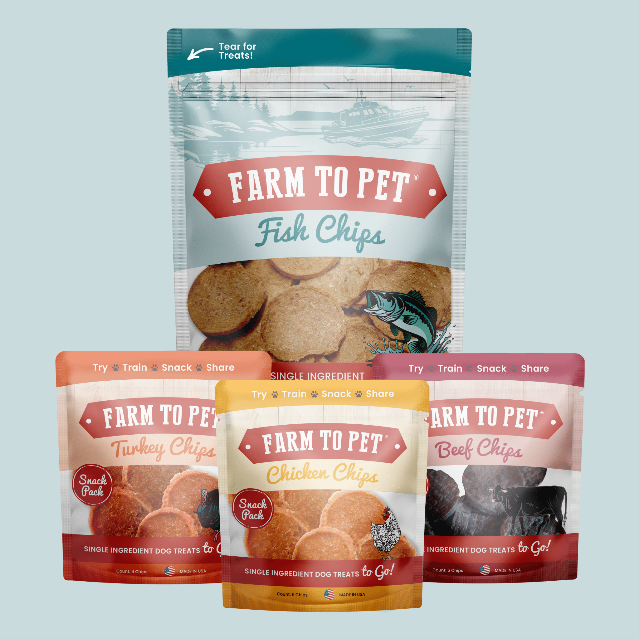 Farm to Pet Dog Treat Starter Pack Bundle