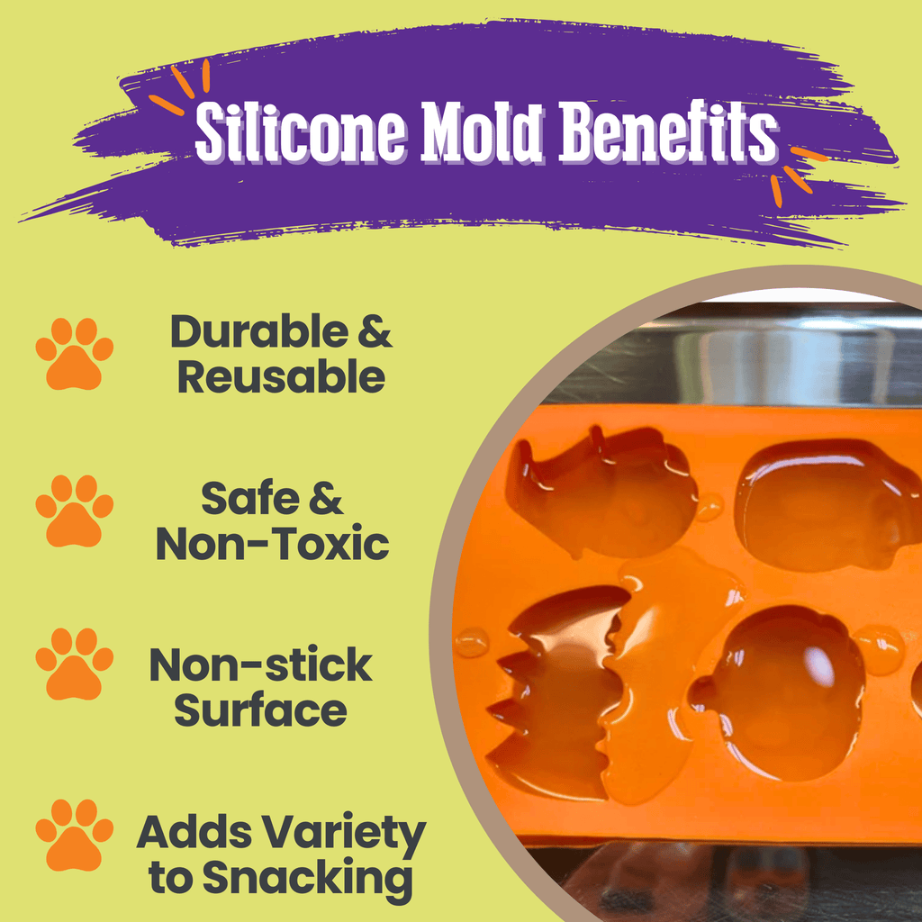 Farm to Pet Cat & Dog Treat Molds - Multiple Colors