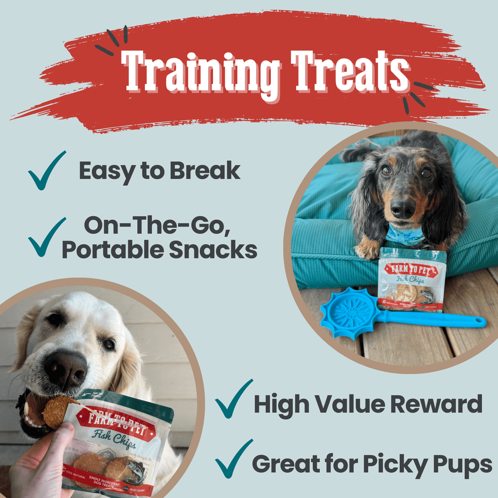 Fish Treat Chip Snack Packs – Training & Travel