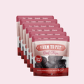 Farm to Pet Beef Treat Chips Snack Pack Bundles