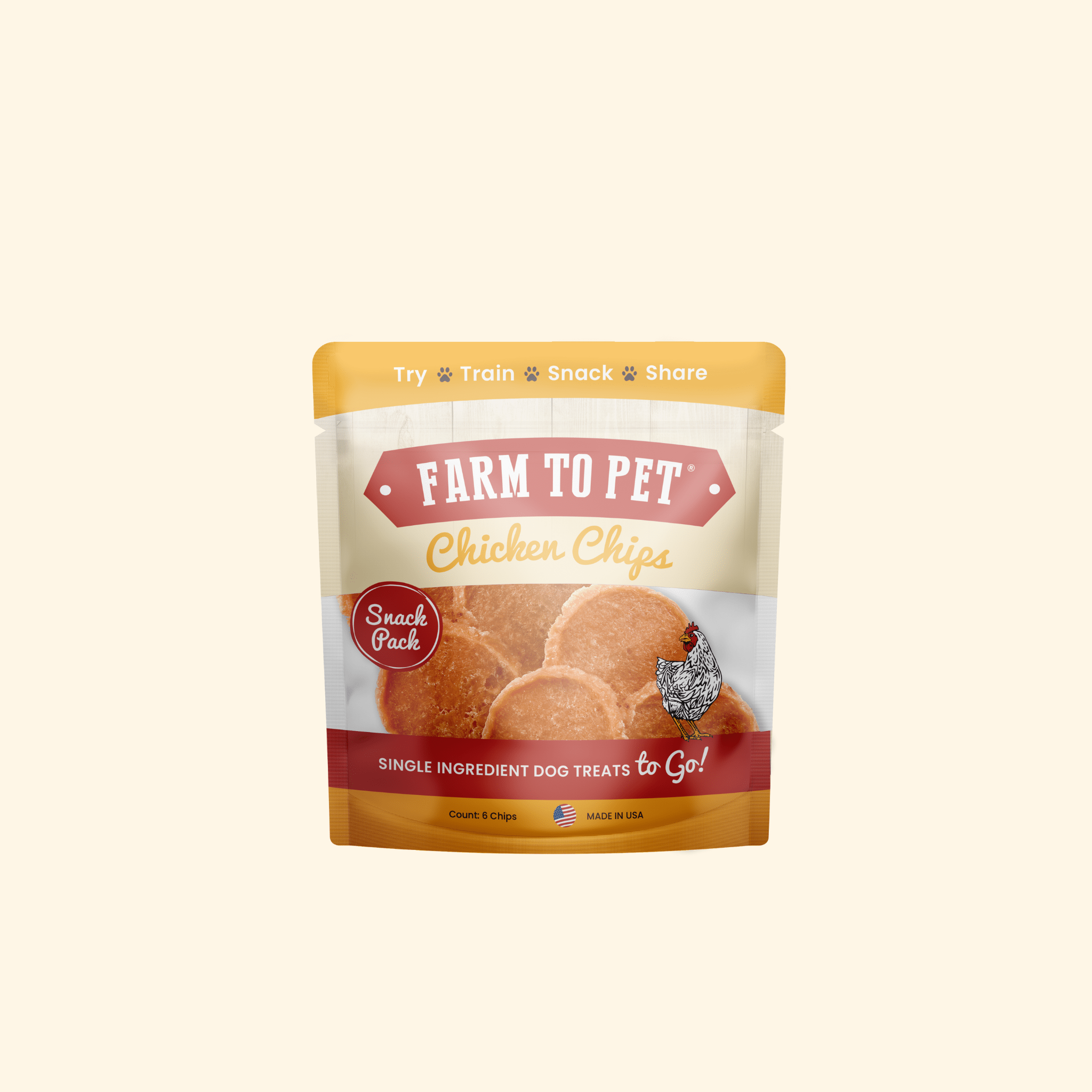 Farm to Pet Chicken Treat Chips Snack Pack Bundles
