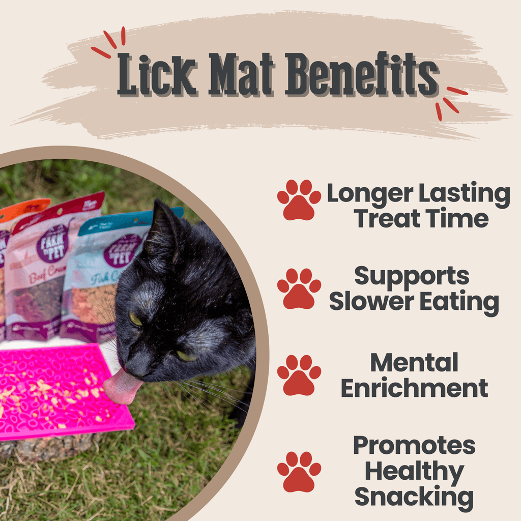 Cat & Small Dog Lick Mat – Multiple Colors
