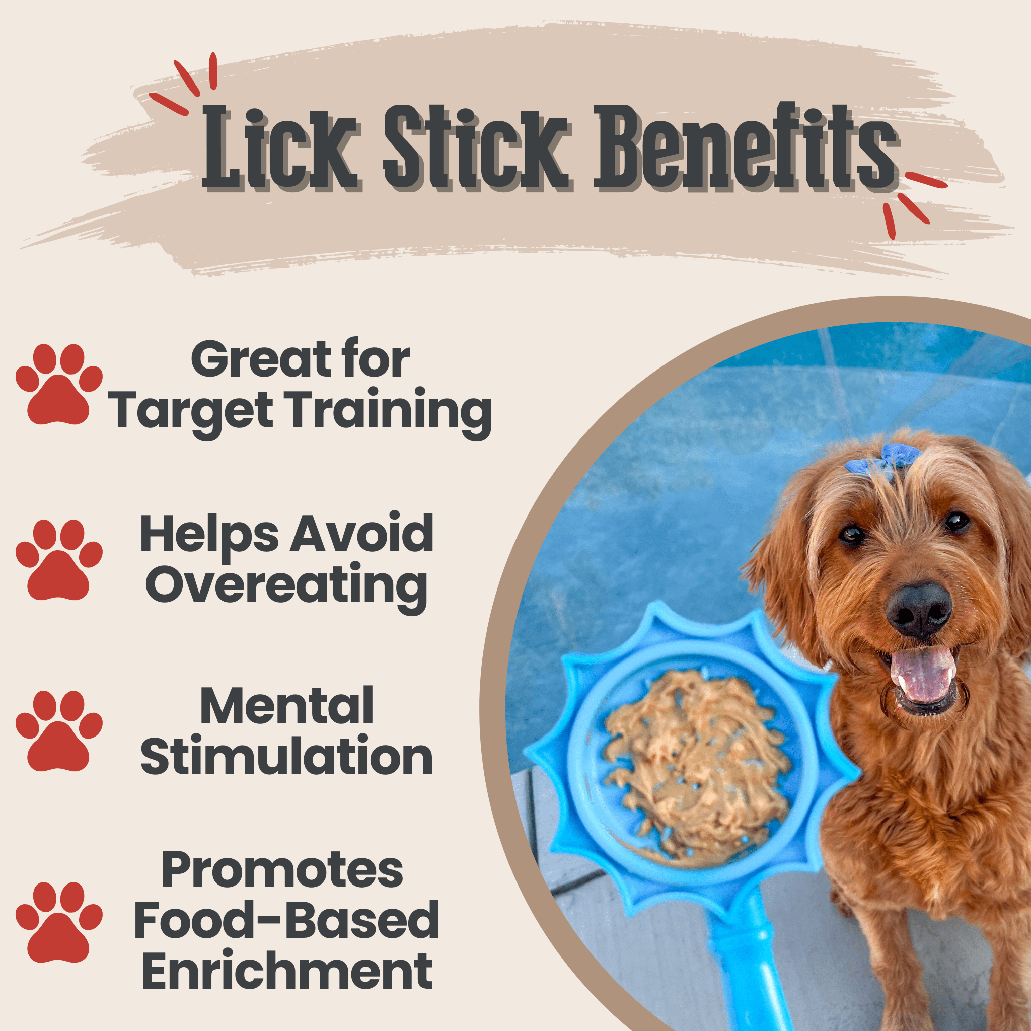 Dog Lick Sticks – Multiple Colors
