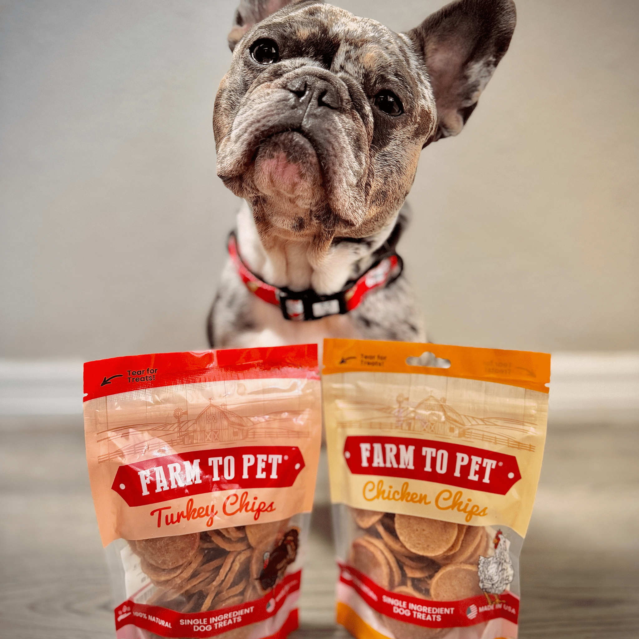 Farm to Pet Chip Dog Treat Duo - Chicken & Turkey
