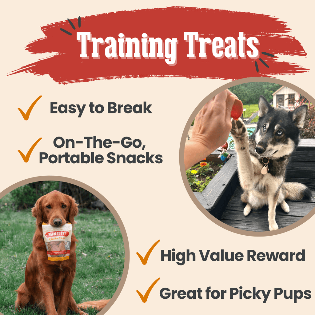 Farm to Pet Chip Dog Treat Duo - Chicken & Turkey