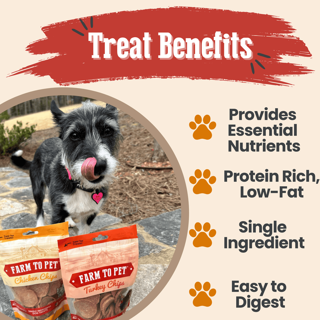 Farm to Pet Chip Dog Treat Duo - Chicken & Turkey