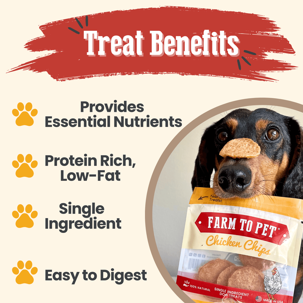 Farm to Pet Chicken Treat Chips Snack Pack Bundles