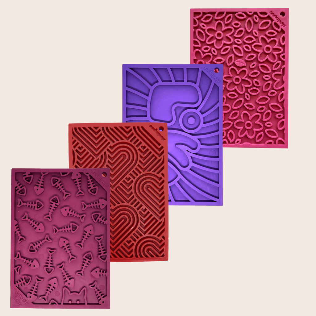 Cat and Small Dog Lick Mat – Multiple Colors