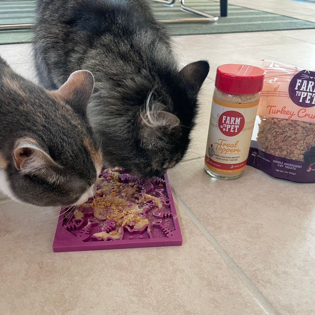 Cat and Small Dog Lick Mat – Multiple Colors