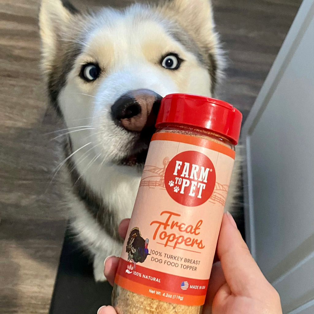 Farm to Pet Treat Dog Food Topper - Turkey