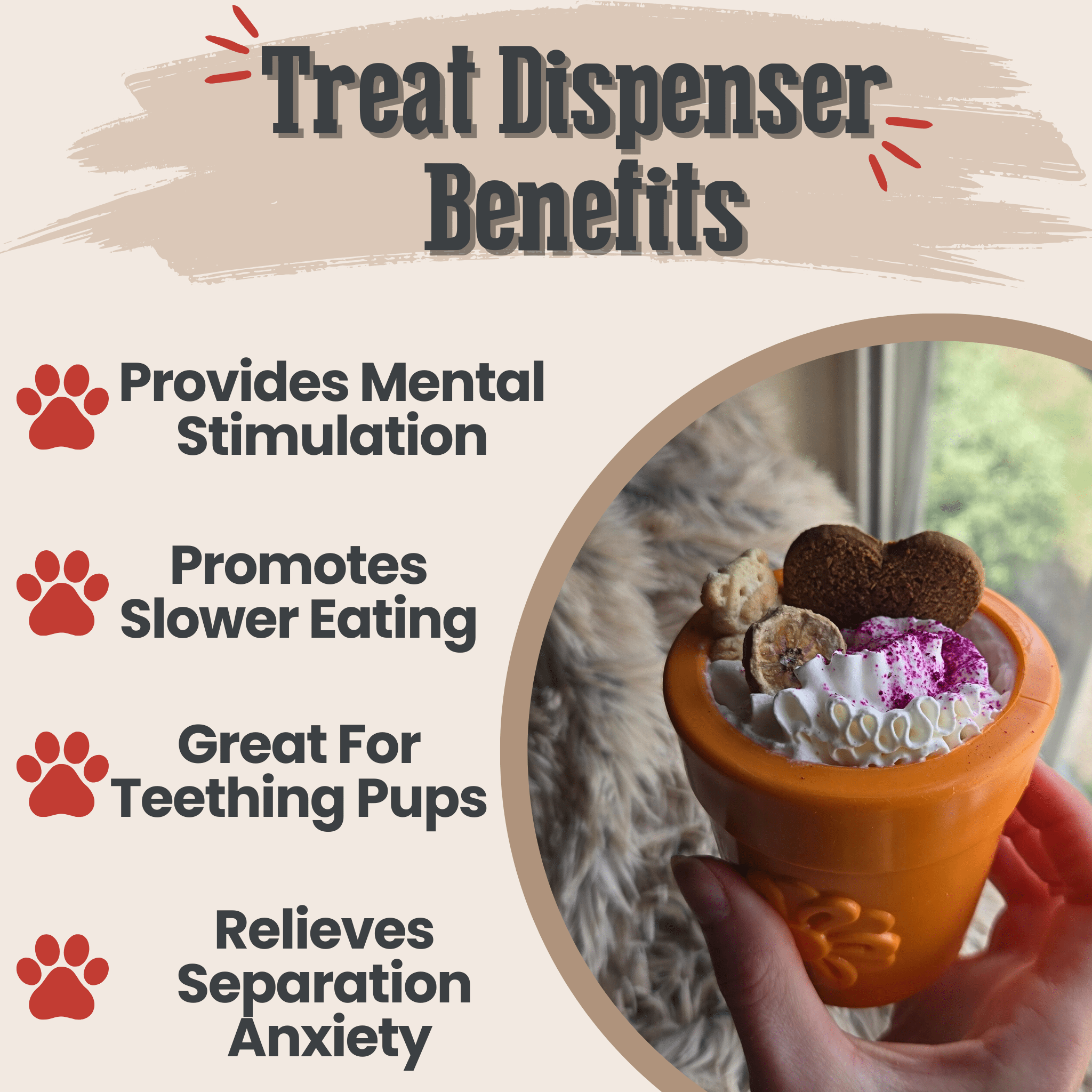 Farm to Pet Dog Treat Dispensers - Multiple Colors