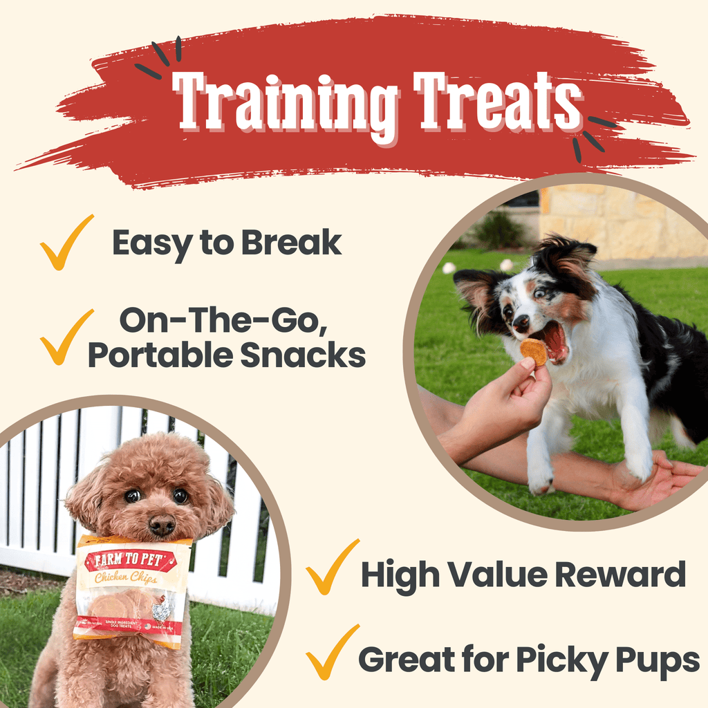 Farm to Pet Chicken Treat Chips Snack Pack Bundles