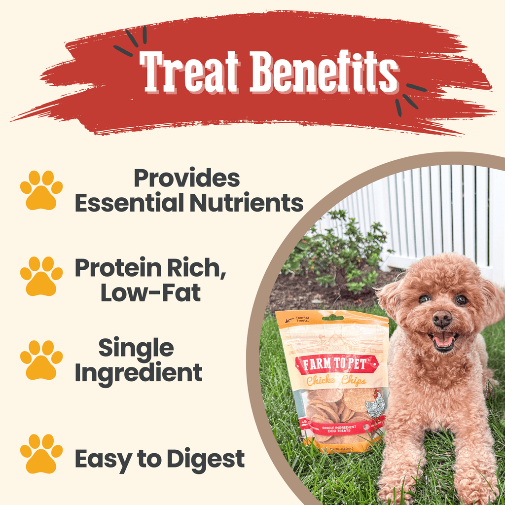 Farm to Pet Treat Chips - Chicken