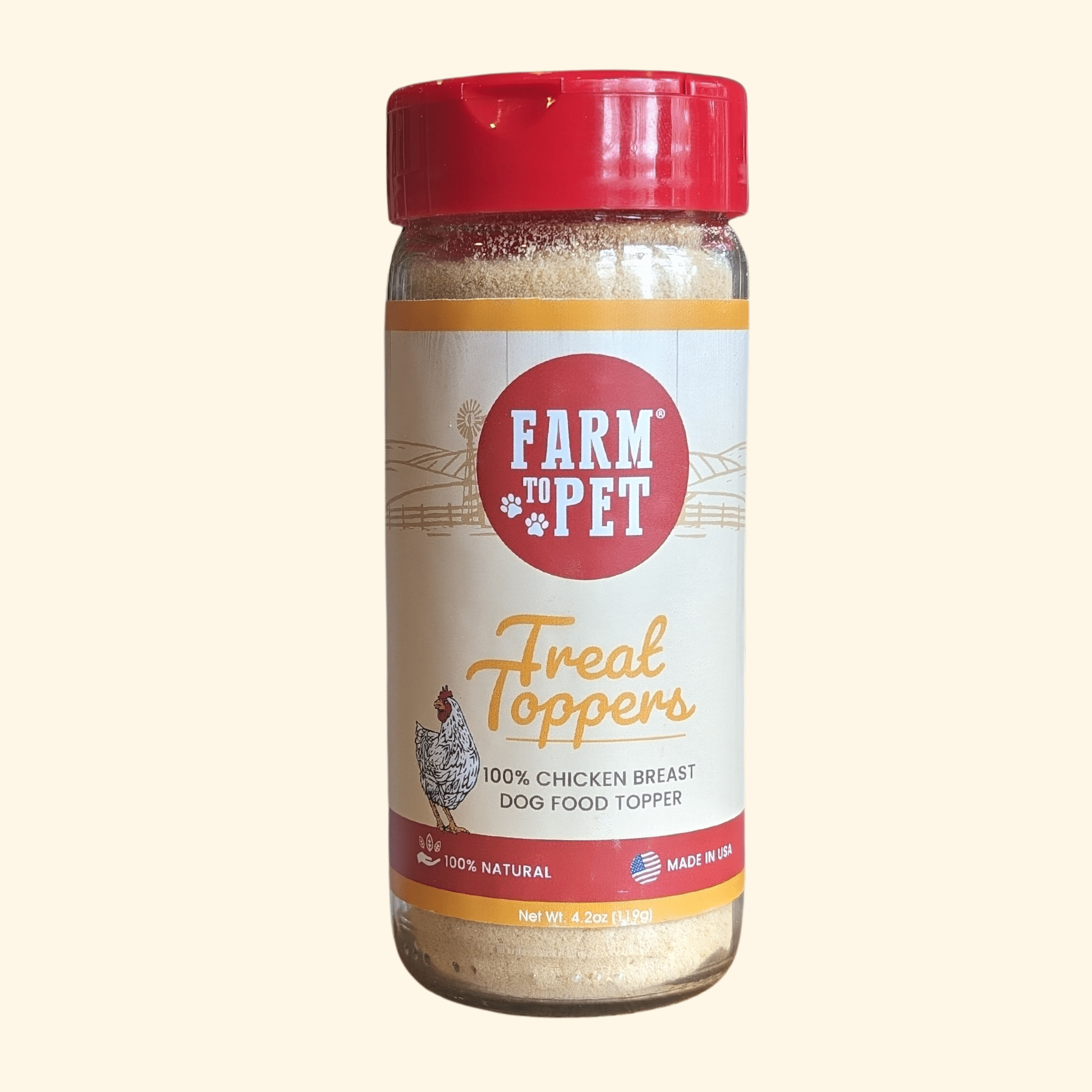 Farm to Pet Treat Dog Food Topper - Chicken