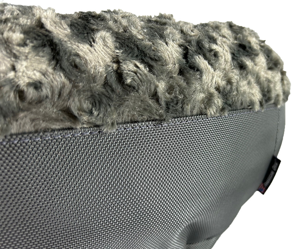 Round Bolster Dog Bed – Furvana – Multiple Colors