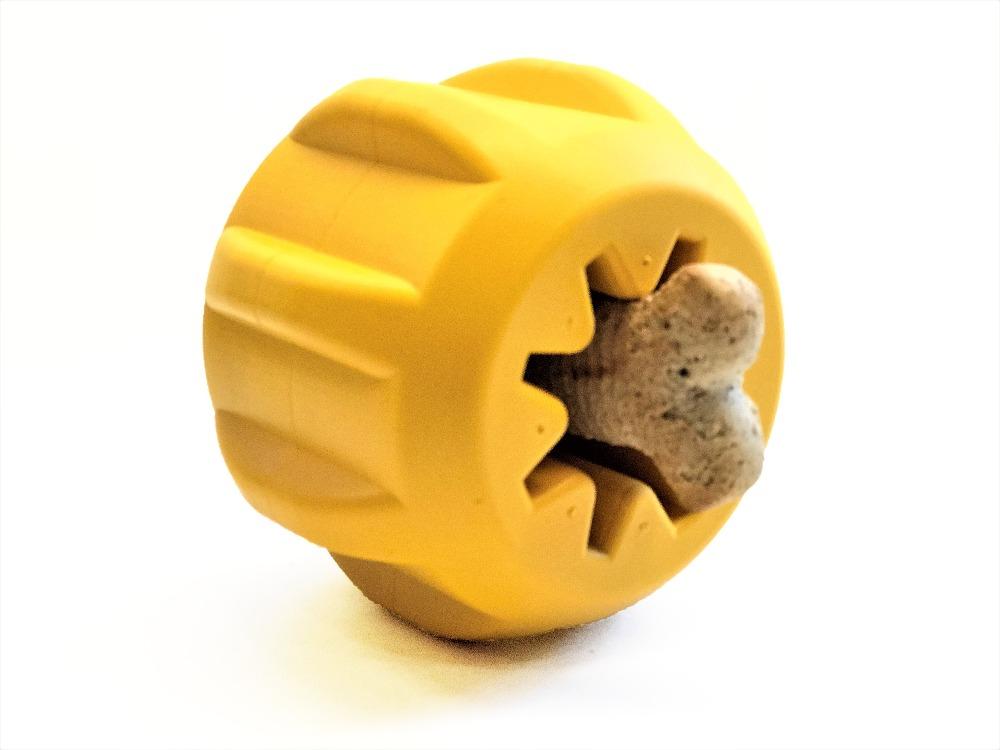 Sodapup Gear Edispenser Dog Toys - Yellow