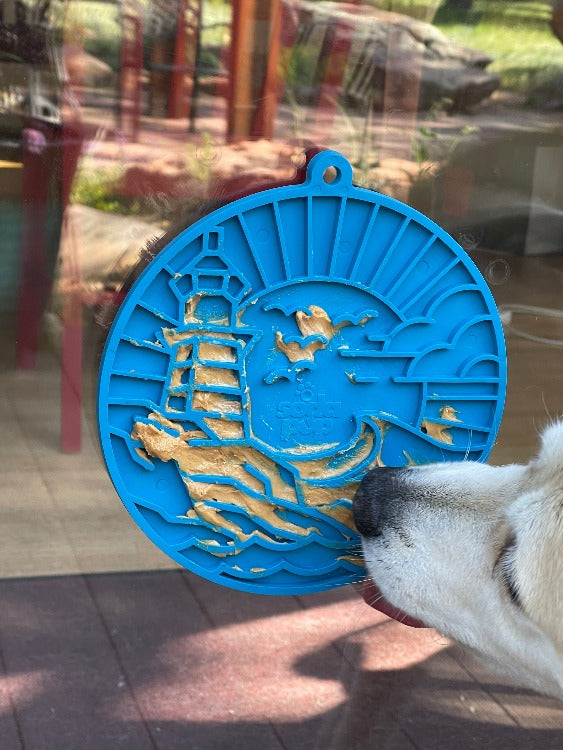 Sodapup Cat & Dog Lighthouse Emat - Blue