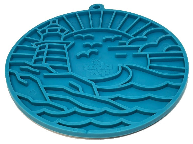 Sodapup Cat & Dog Lighthouse Emat - Blue