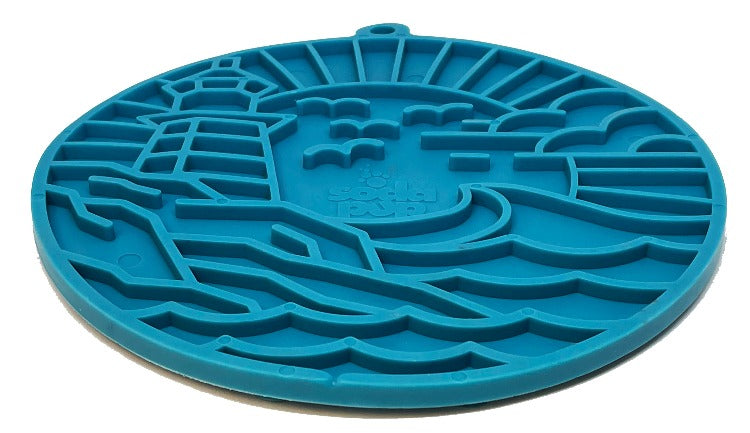 Sodapup Cat & Dog Lighthouse Emat - Blue