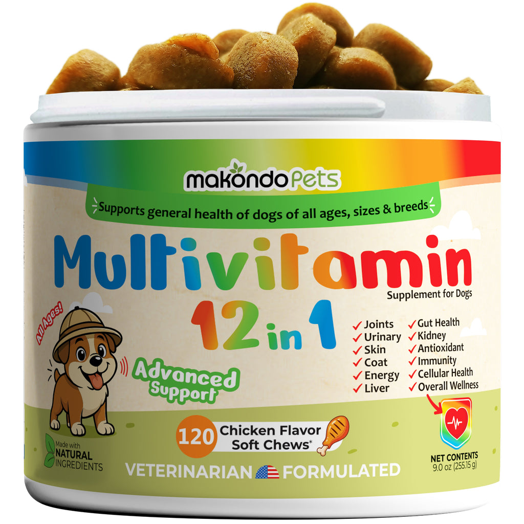 12-in-1 Dog Multivitamin – 120 Soft Chews
