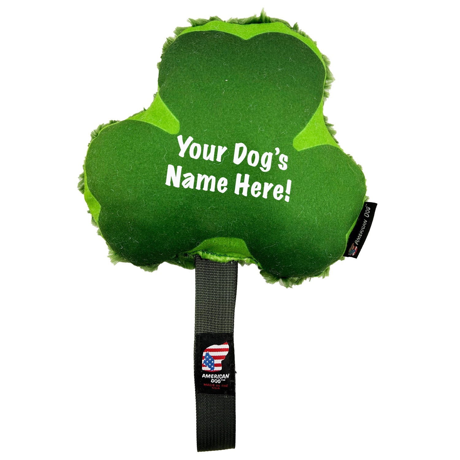 Ballistic Dog Toy – Shamrock Seatbelt Tug
