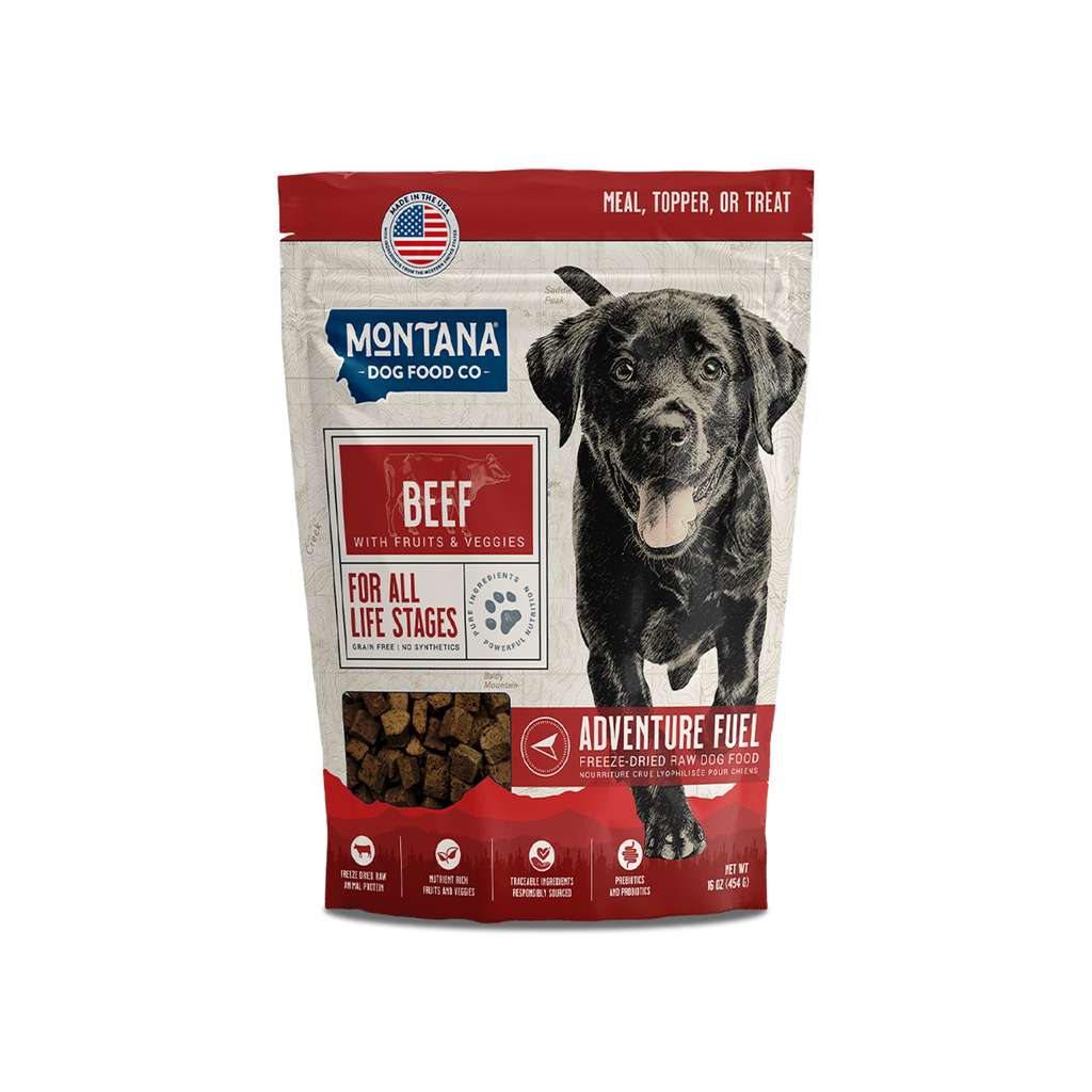 Beef Freeze-Dried Raw Dog Food – Grain-Free