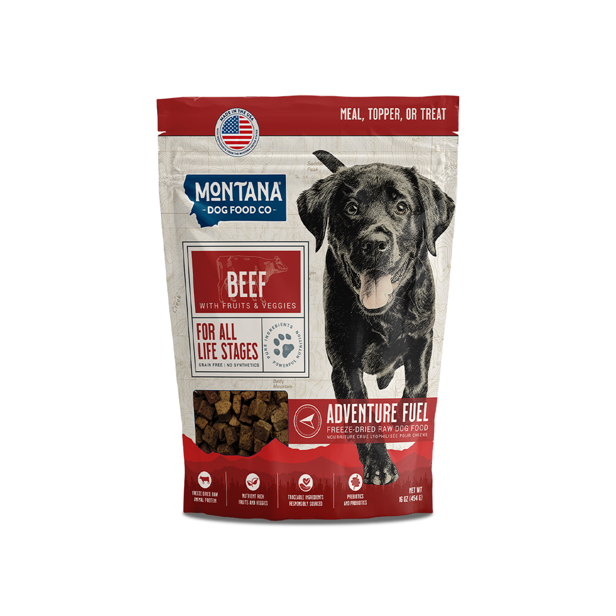 Beef Freeze-Dried Raw Dog Food – Grain-Free