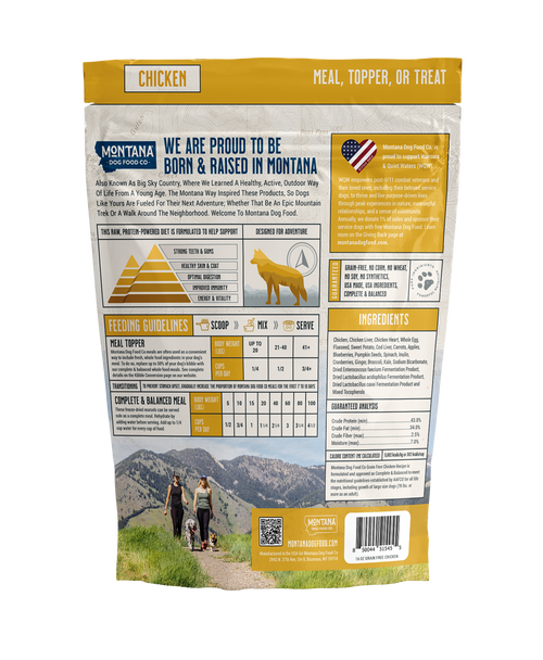 Chicken Freeze-Dried Raw Dog Food – Grain-Free