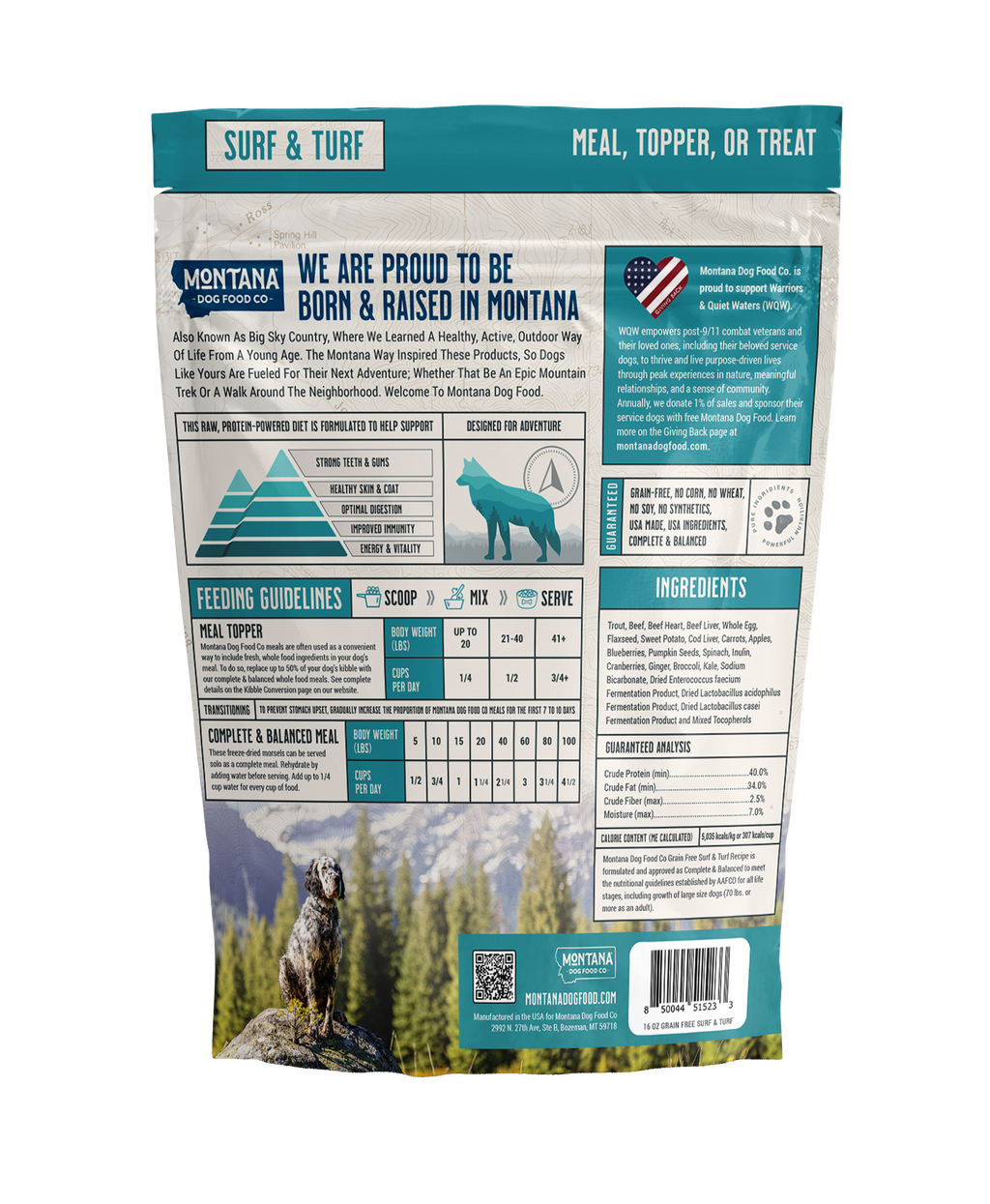 Surf and Turf Freeze-Dried Raw Dog Food – Grain-Free