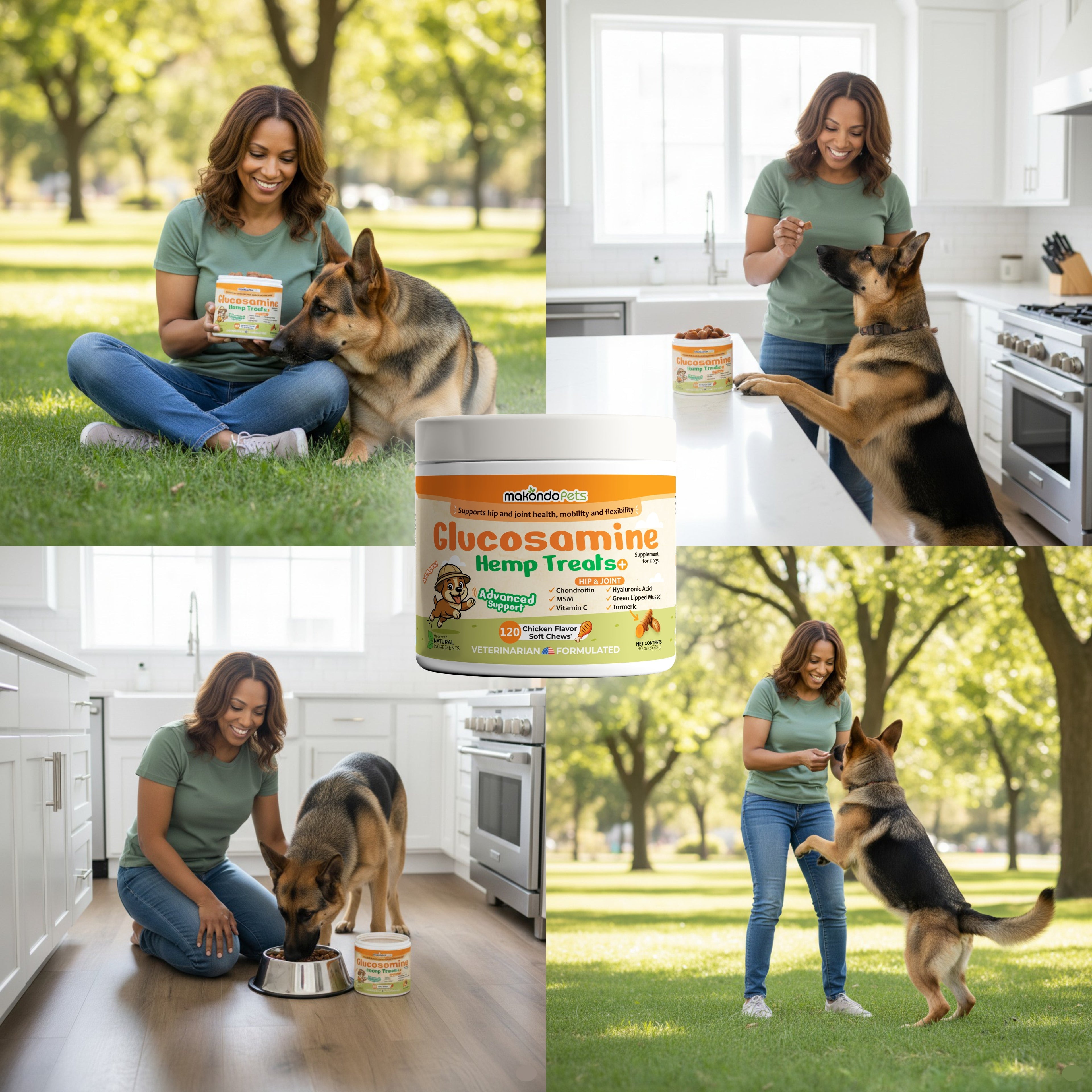 Dog Hip and Joint Supplement – Glucosamine (120 Soft Chews)