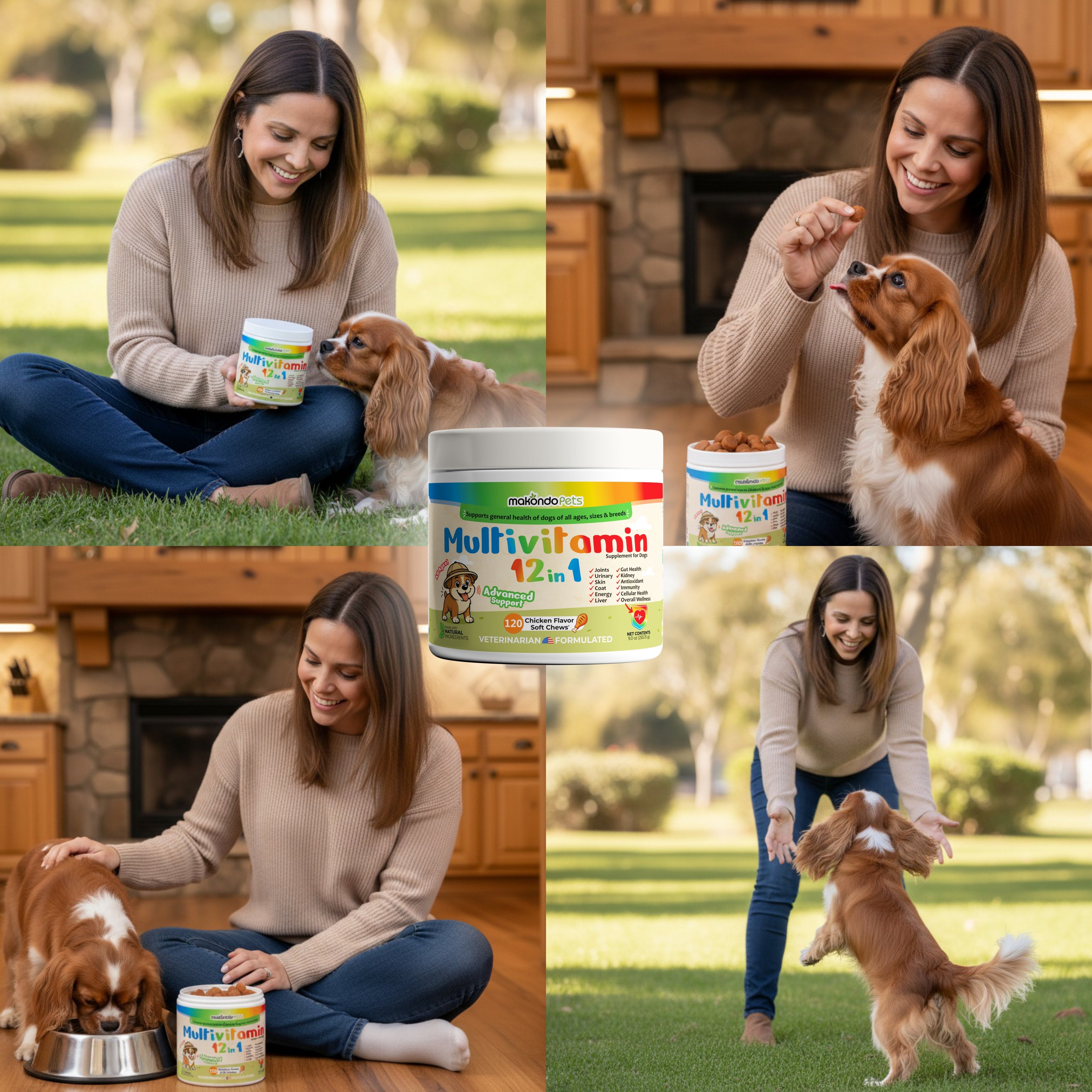 12-in-1 Dog Multivitamin – 120 Soft Chews