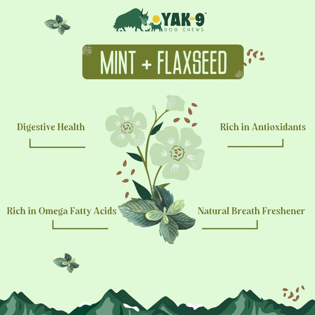 Yak9 Chews - Flaxseed & Mint