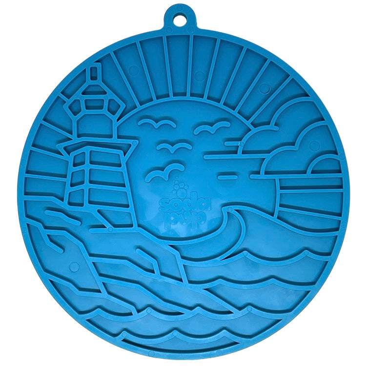 Sodapup Cat & Dog Lighthouse Emat - Blue