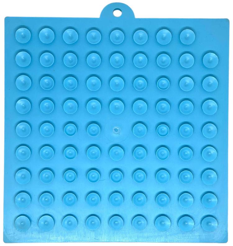 Hold Em Suction Cup Holder for Dog Bowls and Lick Mats – Blue