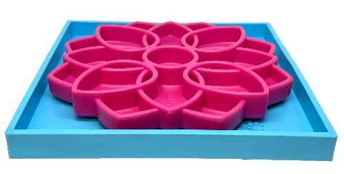 Hold Em Suction Cup Holder for Dog Bowls and Lick Mats – Blue