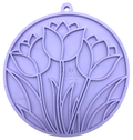 SodaPup Tulip Design Emat – Pastel Purple