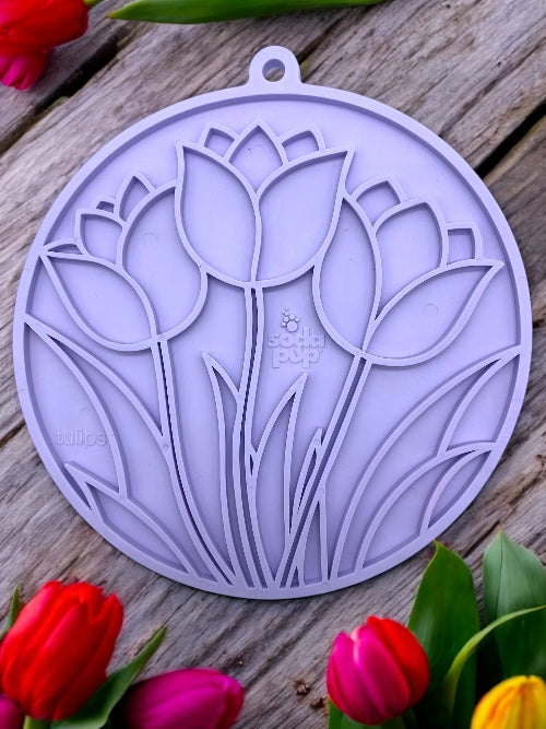 SodaPup Tulip Design Emat – Pastel Purple