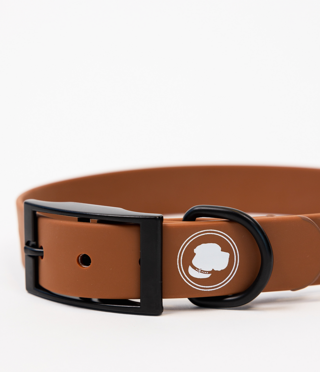 Coco Brown Weather and Odor Resistant Dog Collar
