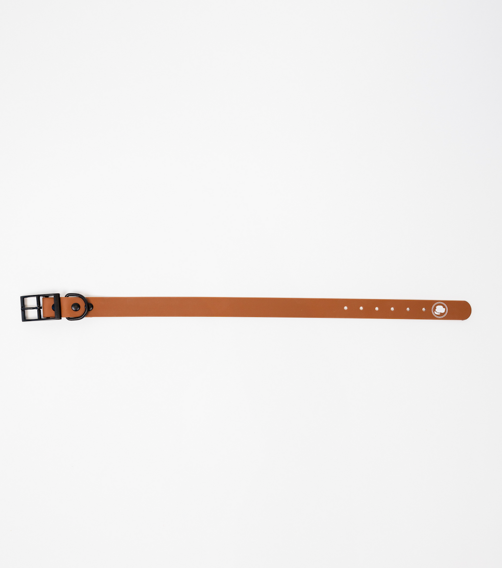 Coco Brown Weather and Odor Resistant Dog Collar