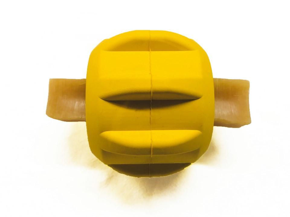 Sodapup Gear Edispenser Dog Toys - Yellow