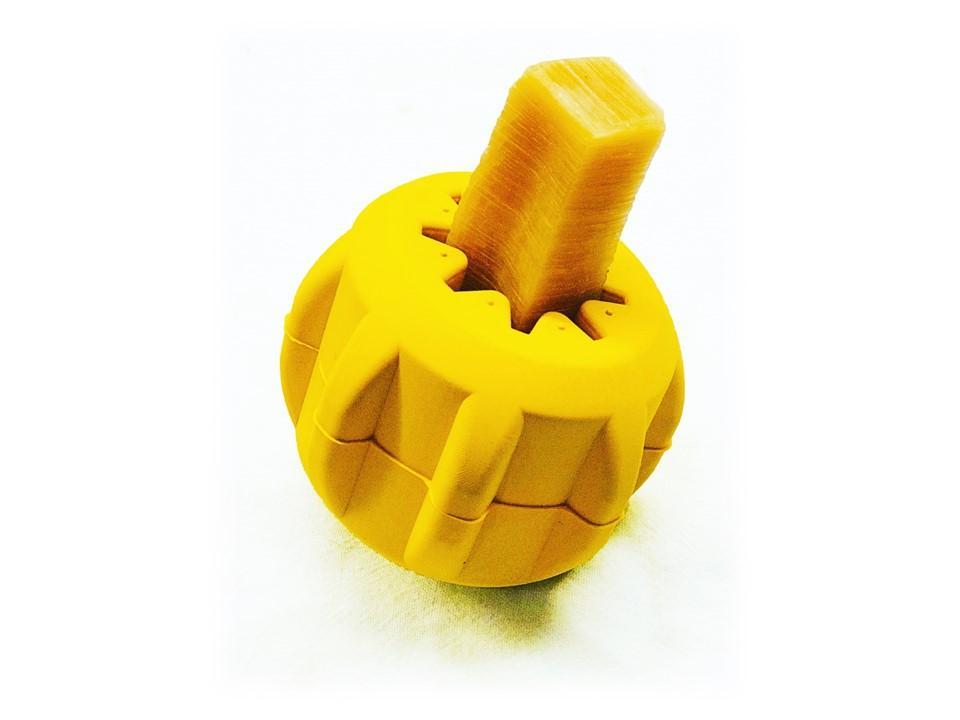 Sodapup Gear Edispenser Dog Toys - Yellow