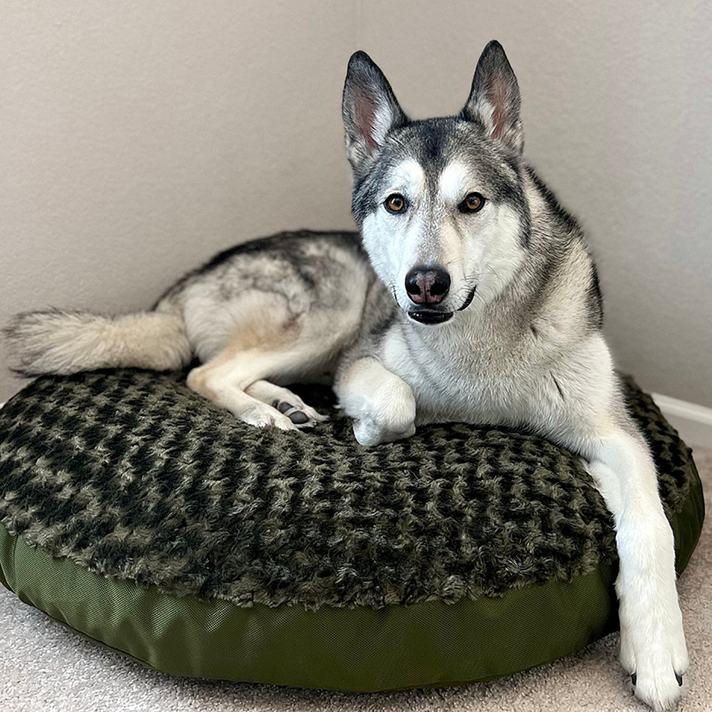 Round Base Dog Bed – Furvana – Multiple Colors