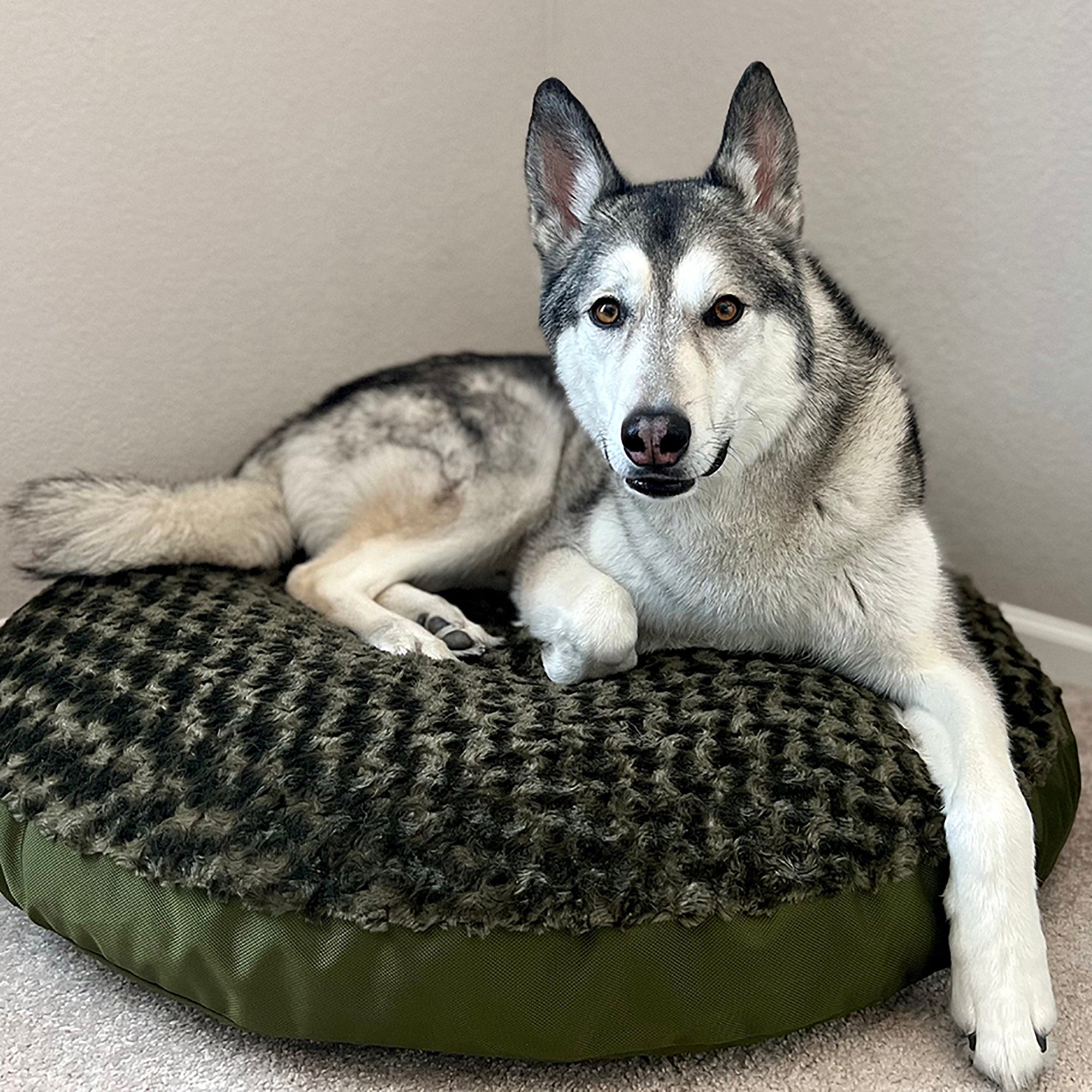 Round Base Dog Bed – Furvana – Multiple Colors